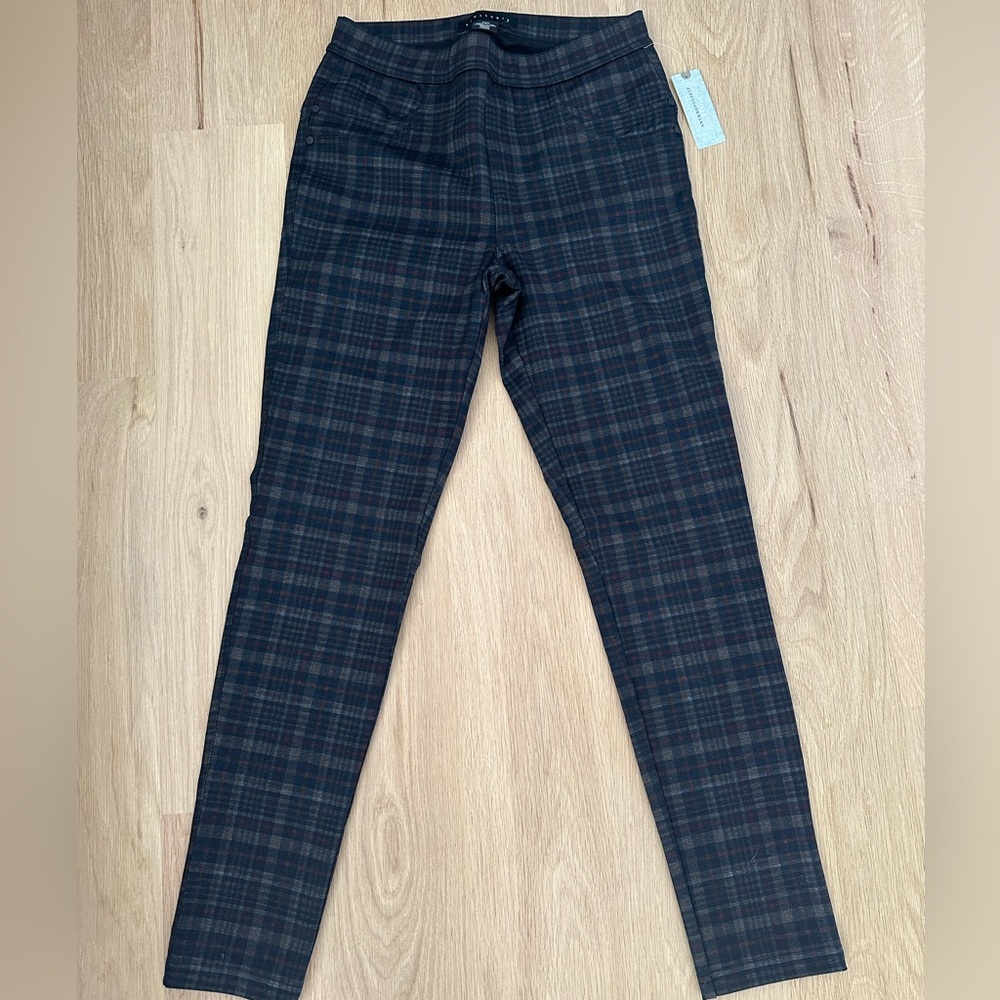 Sanctuary Grease Leggings Brown/Navy Motif Size XSP